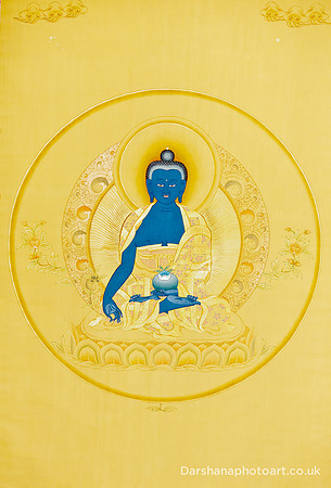 Medicine Buddha Thangka | Kagyu Samye Dzong | London Tibetan Buddhist Centre for World Peace