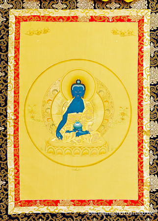 Medicine Buddha Thangka | Kagyu Samye Dzong | London Tibetan Buddhist Centre for World Peace